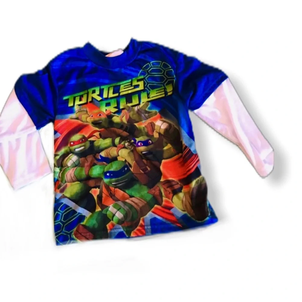 TMNT Retro Nickelodeon Pajama Top 2015 Retro Unique Teenage Mutant Ninja Turtles